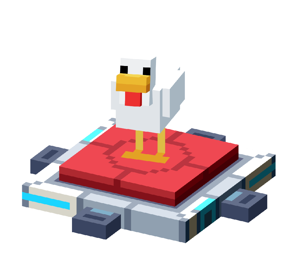 Chicken on Portal Button